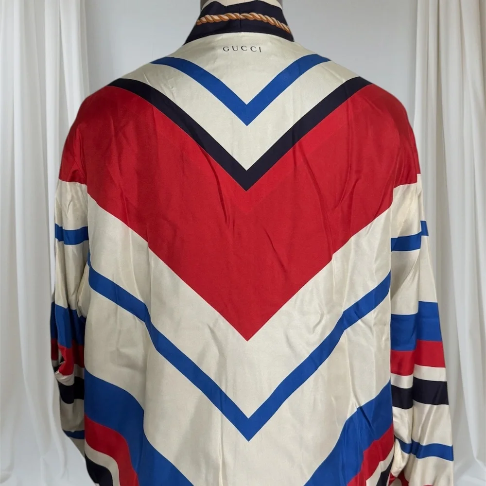 GUCCI Men's Resort‎ Exclusive Silk JACKET MONOGRAM SUPREME, Item 739750
